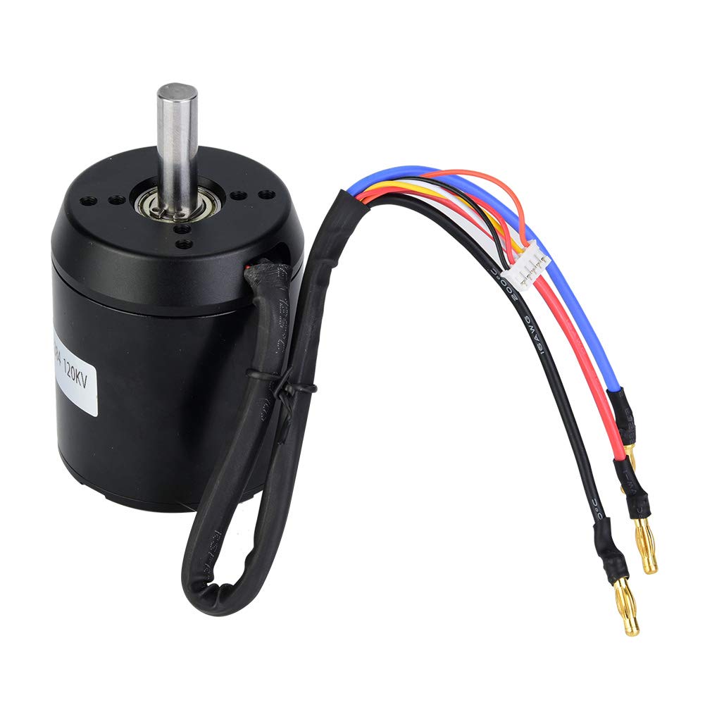 VBESTLIFE Motore Brushless per Scooter, 6384 120KV BLDC Outrunner Motore Brushless Sensore per Bilanciamento Elettrico Scooter Skateboard