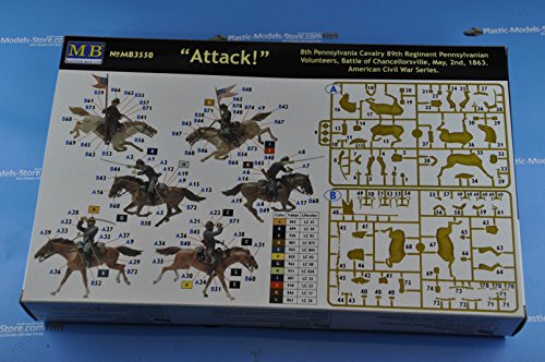 Master Box 3550 kit 1/35 Pennsylvanie Cavalry assemblage précis sans défaut - 3