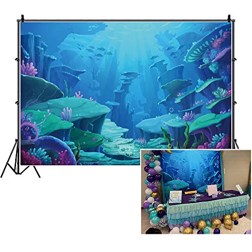 Get Special Price LFEEY 10x8ft Underwater World Photo Backdrop Kids Girl Boy Birthday Party Fairyland Background for Photography Under The Sea Marine Life Coral Reef Photo Studio Props Get Special Price LFEEY 10x8ft Underwater World Photo Backdrop Kids Girl Boy Birthday Party Fairyland Background for Photography Under The Sea Marine Life Coral Reef Photo Studio Props
