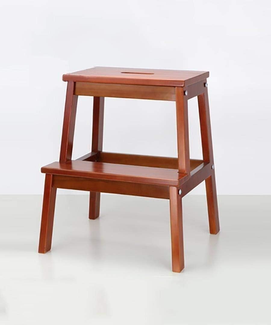 Step Stool Ladder Stool Wood Stairs Chair Ladder Chair Home Utility Step Ladder Stool Iibrary Ladders (Color : C)