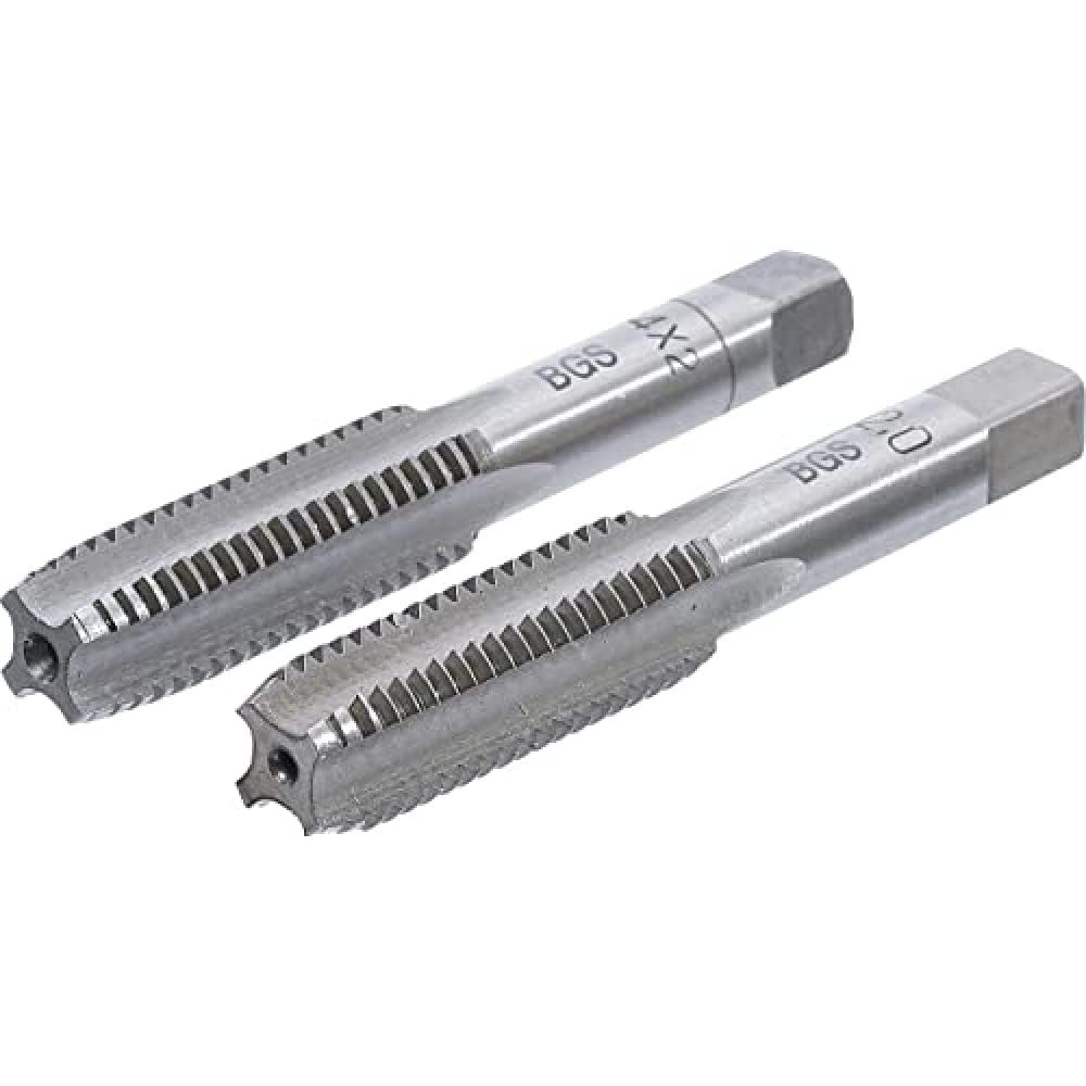 BGS Gewindebohrer – Vor- und Fertigschneider, M14 x 2,0 mm, 2-tlg. (1900-M14X2.0-B)