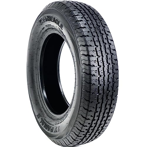 Set Of 2 (Two) Transeagle St Radial Ii Premium Trailer Radial Tires-St205/75R15 205/75/15 205/75-15 107/102L Load Range D Lrd 8-Ply Bsw Black Side Wall #TOP1