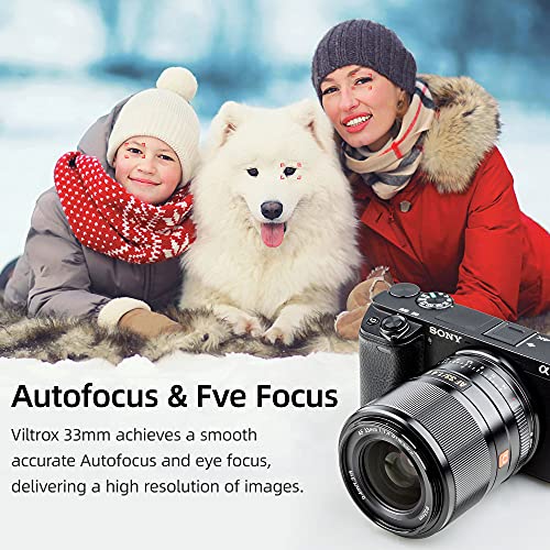 VILTROX 33mm F1.4 f/1.4 Auto Focus Prime LensCompatible with Sony E-Mount Camera A6500 A6300 A6000 A6400 A6100 A5100 A6600 A7 A7R A7C A7II A7RII A7SIII A7III A7RIII A7RIV A9 - Image 3