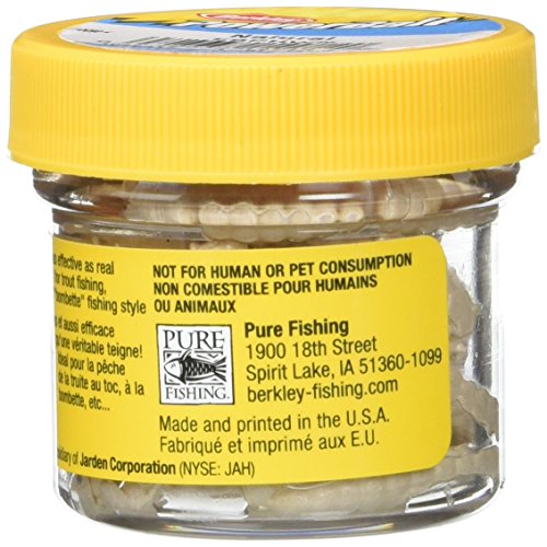 Berkley Unisex-Adult Powerbait Power Honey Worm Natural, 1In #TOP2