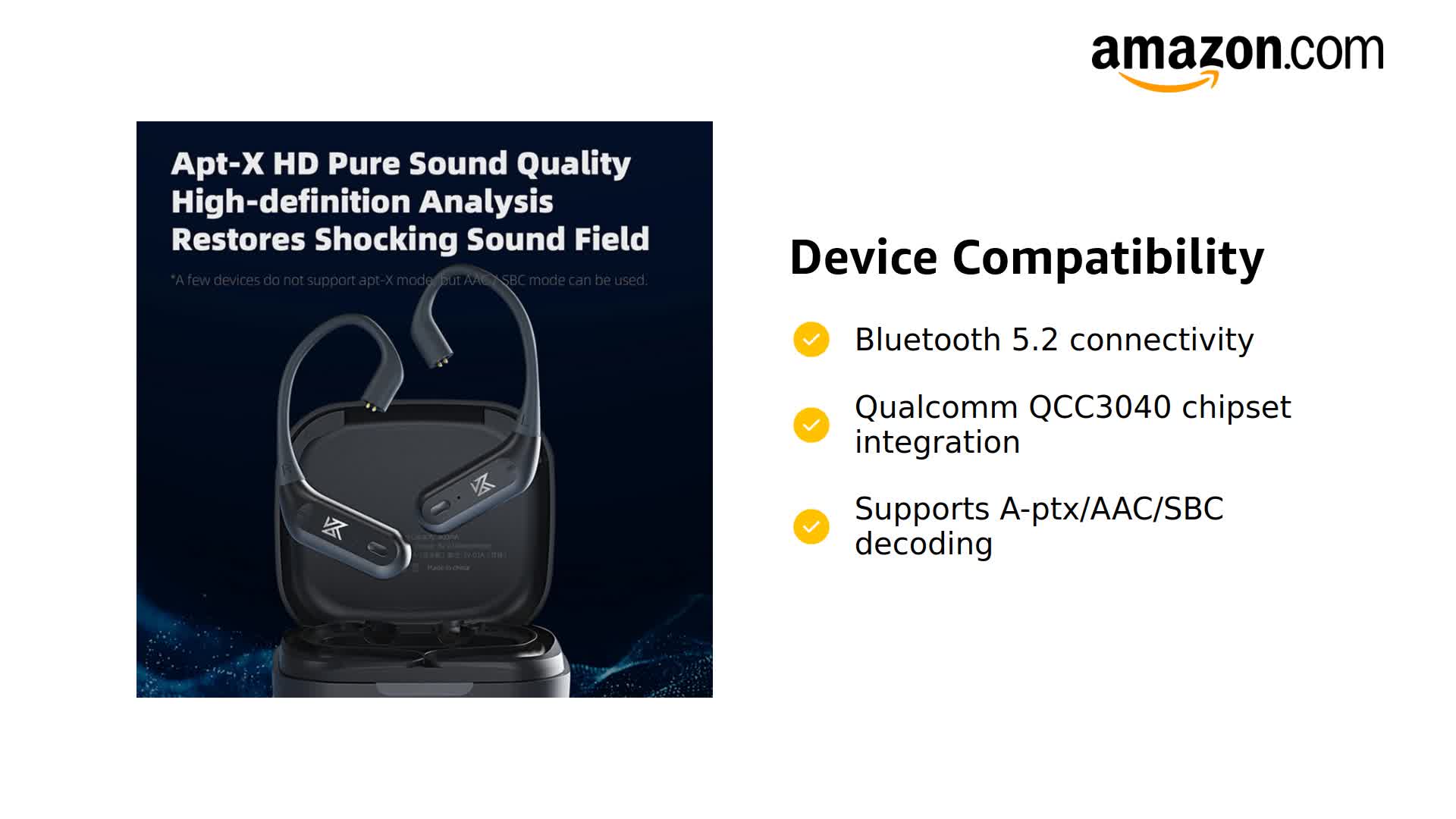 Amazon.com: KZ AZ09 PRO Bluetooth 5.2 Module + KZ ZSN PEO X