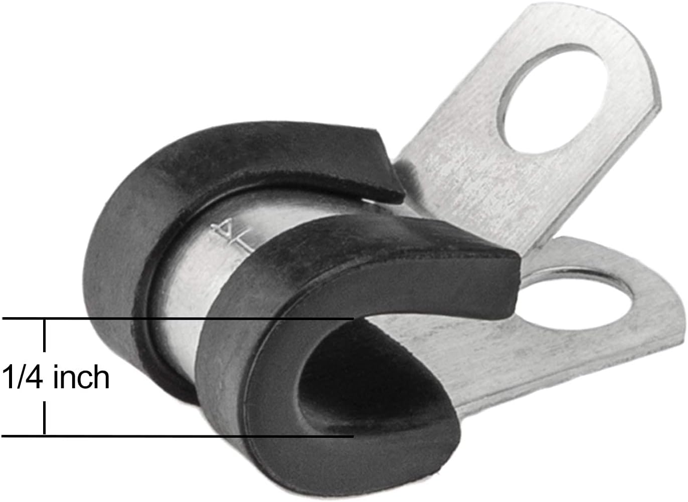 HRP Adel 1/4" Steel Line Clamp, Pack of 50