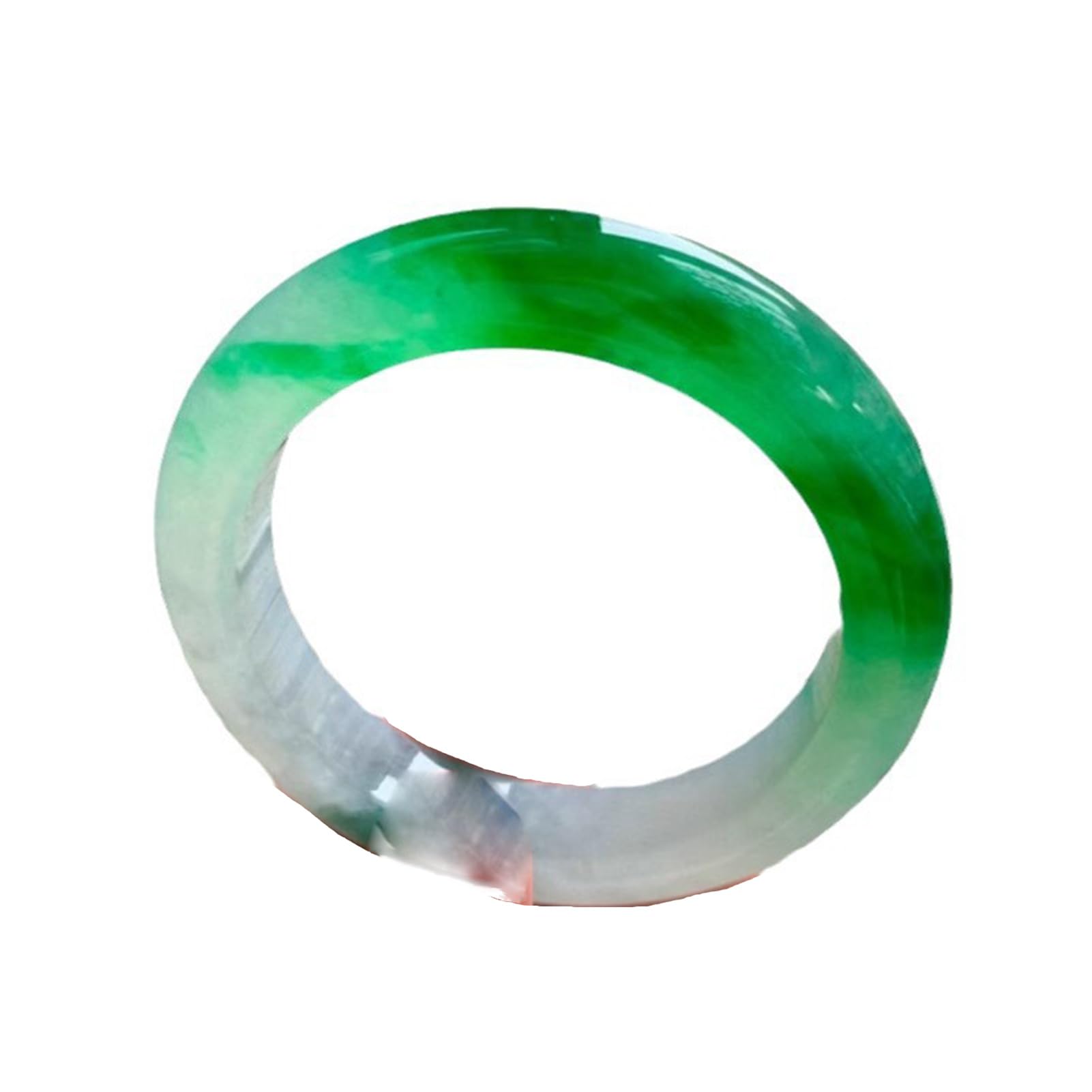 Bracciale in giadeite con smeraldo Myanmar per donna Bracciale con perline per uomo Buona fortuna Ricchezza Prosperità Bracciale unisex