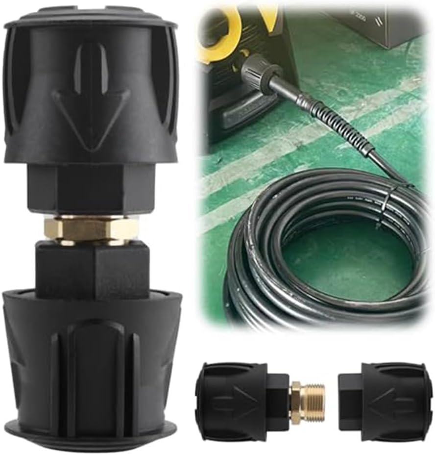 M22 14mm Quick Connect Adapter for Karcher Pressure Washers Aluminum Construction Easy Release System