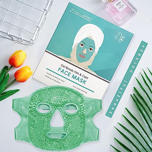 Máscara facial de gelo para reduzir o inchaço, bolsas sob os olhos, olheiras inchadas, enxaqueca, bo