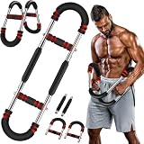 RRrawgff Twister Armtrainer 70-110lb,Arm Trainer 3 Livelli di Resistenza,Power Twister Portatile per Allenamento Muscolare Braccia,Power Twister Portatile,Petto e Spalle