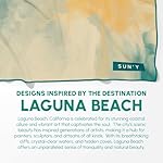 SUN'Y Waffle Microfiber Beach Towel – Sand Free, Quick Dry, Ultra Absorbent, Lightweight & Compact Travel Towel with Carry Bag - Large (63” x 31.5”), Laguna - Image 4