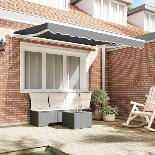 Auvent blanc métallique rétractable 2,5 x 2 m pour résoudre le manque d ombre au balcon