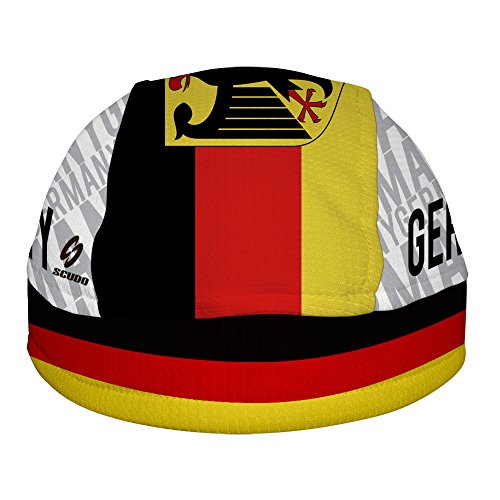 Germany Flag ScudPro Skullcap White