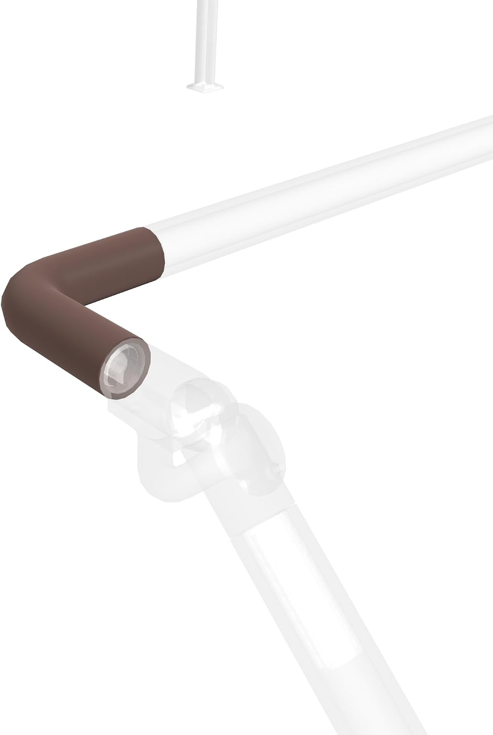 Deckorators 90 Degree Inside/Outside Corner (with Beauty Rings) - Weathered Brown