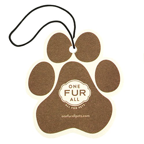 One Fur All Pet House Car Air Freshener, Pack of 4 â€“ Non-Toxic Auto Air Freshener, Pet Odor Eliminating Air Freshener for Car, Ideal for Small Spaces, Dye Free Dog Car Air Freshener (Evergreen Forest)