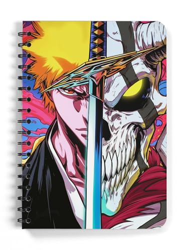 Image of Hollow Printed Anime Sketchbook A5 Spiral Drawing Sketch Book Unruled for Kids Students Gift