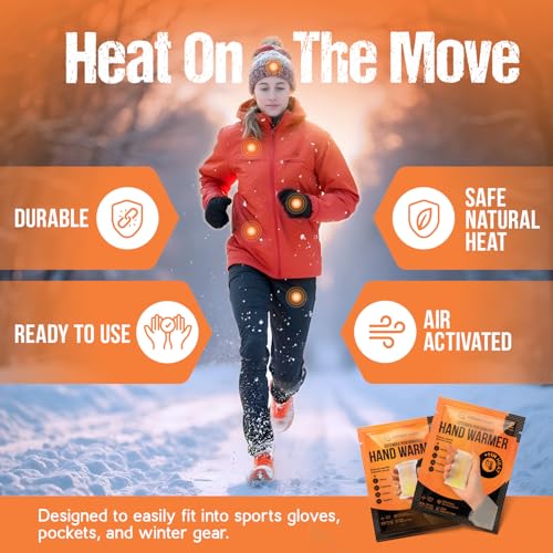 Natural Hand Warmers Disposable - Air Activated 11 Hours of Consistent Natural Heat Handwarmers Pack - Easy Activation | Portable Hot Hands Hand Warmers Bulk, Hot Heat Pack - image 2
