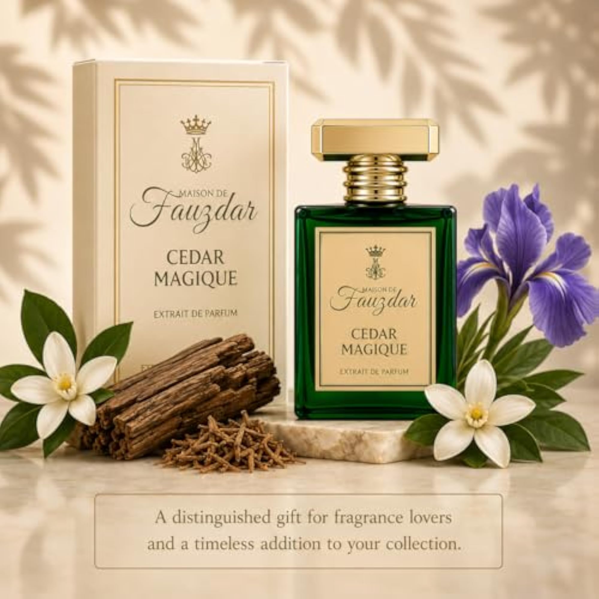 Cedar Magique Extrait Parfum, 100ml, Fresh Woody Citrus