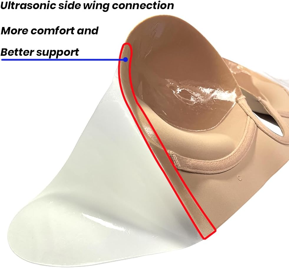 TITU Plunge Strapless Bra Push Up - Sticky Bra Invisible Adhesive for Backless Dress - Image 4