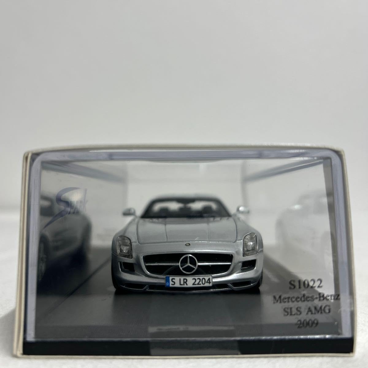 Miniature Spark 1/43 Mercedes-Benz SLS AMG 2009, état Correct, Collection