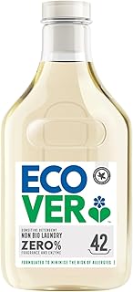 ECOVER(エコベール) エコベール ゼロ 洗濯洗剤 本体 (無香料・無着色) 1500ml 濃縮 液体洗剤 ecover 肌に優しい 海外 赤ちゃん デリケート laundry 日用品 ベビー