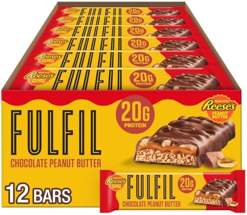Reese's Chocolate Peanut Butter Protein Bars, 20g Protein, 12 ct