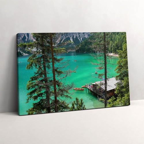 Photo sur toile kayak en bois : illuminez vos murs sombres sans effort