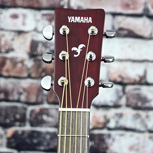 Yamaha Fsx800C Small Body Solid Top Cutaway Acoustic-Electric Guitar, Ruby Red #TOP1