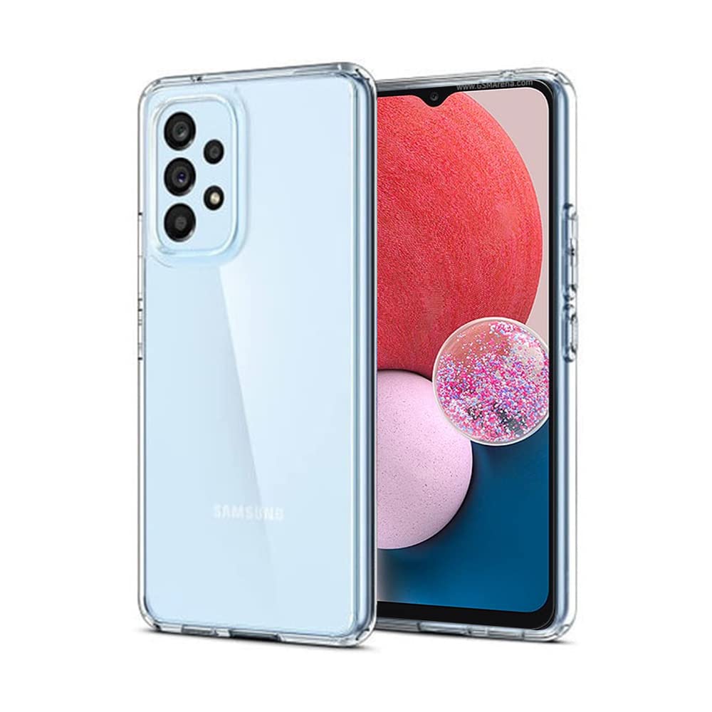 WOW IMAGINE Ultra Hybrid Transparent Back Cover for Samsung Galaxy A13 4G | Crystal Clear Shockproof TPU Silicone Back Cover Case – Transparent (B09XVHZMQL) Amazon Price History, Amazon Price Tracker