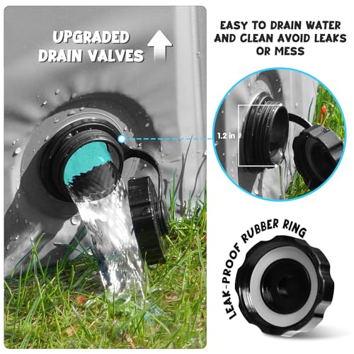 image for Furrybaby Foldable Dog Pool, Kiddie Pool Hard Plastic, Collapsible Pet