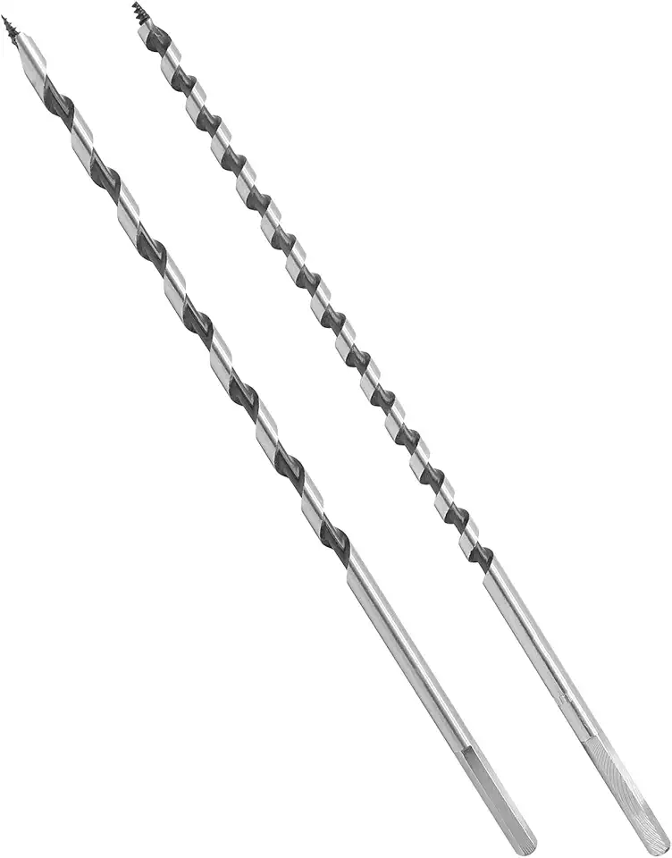 2-Pack 5/8" X 9" Wood Auger Drill Bits - Hex Shank Ship Auger For Hardwood & Softwood