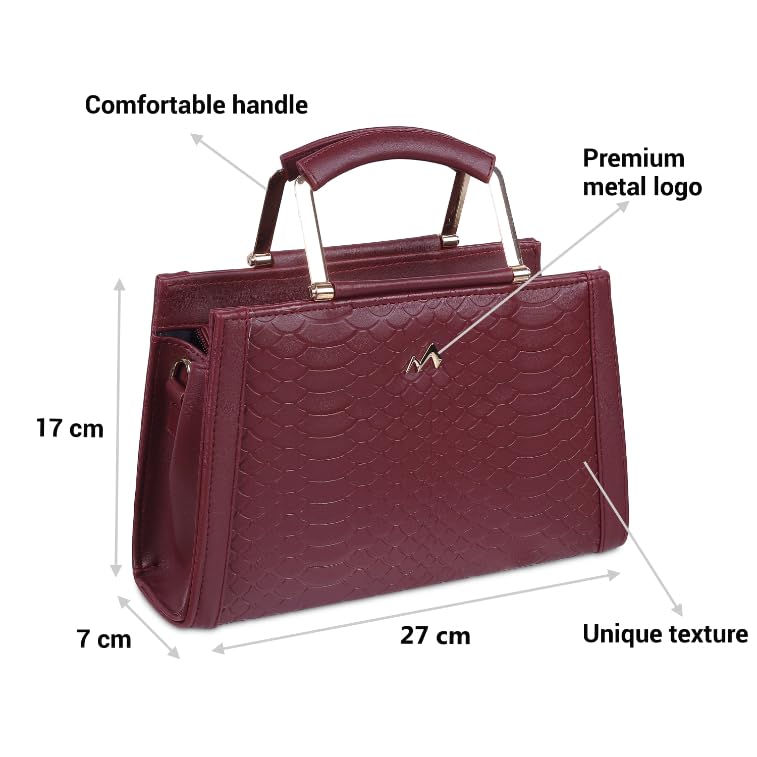 Image of Metro Women Textured Top-Handle Bag