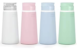 Valourgo Travel Bottles, 4oz Tsa Approved Leak Proof Containers for Toiletries, Travel...
