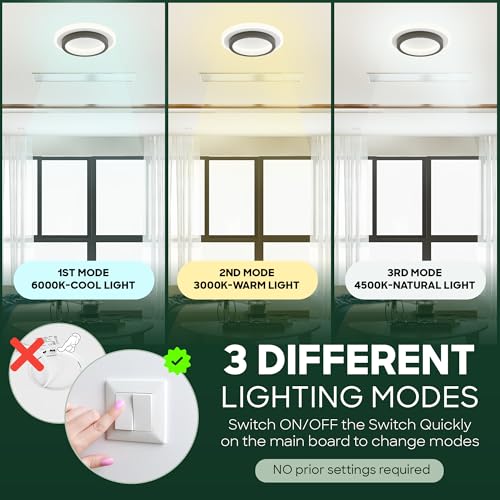 Image of Rimless LED Surface Panel Light | 50 W | 8k Lumens | Cool Warm White | 4kV Surge Protection | Available in Black & White | Ideal for Office, Kitchen & Living Room (Round White)