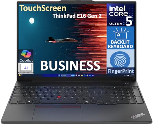 Lenovo ThinkPad E16 Gen 2 AI PC rWlX m[gp\R 16C` ^b`XN[ IPS WUXGA fBXvC (14 Intel Ultra 5-125UA16GB DDR5A512GB SSDAobNC