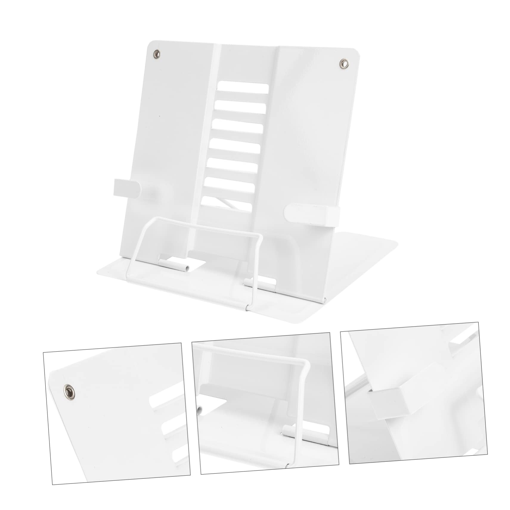 Pupitre de Lecture Réglable en Fer Blanc, Support Mains Multi-angle