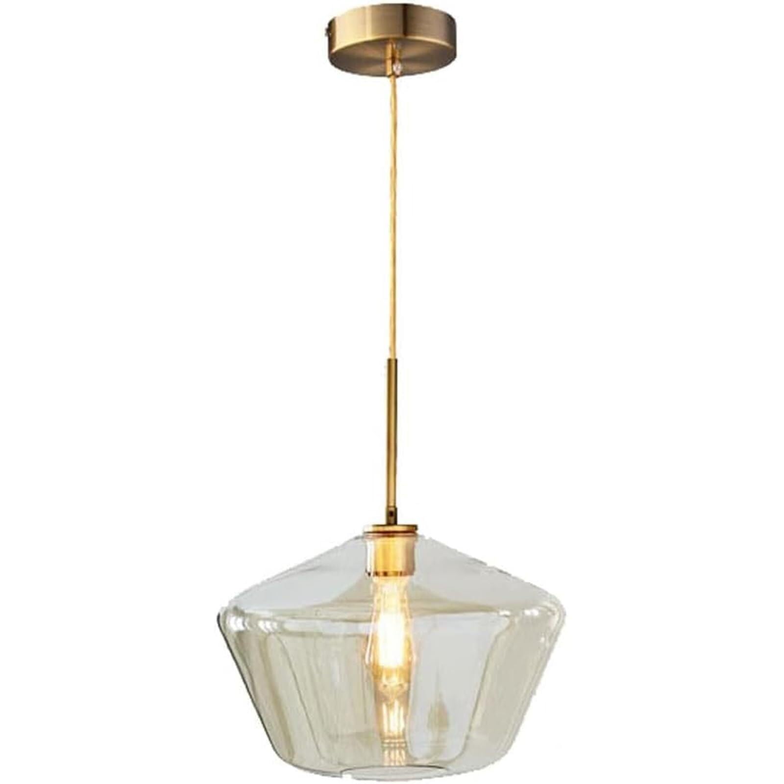 Lámpara colgante de vidrio moderno para techo de cocina y salón 6