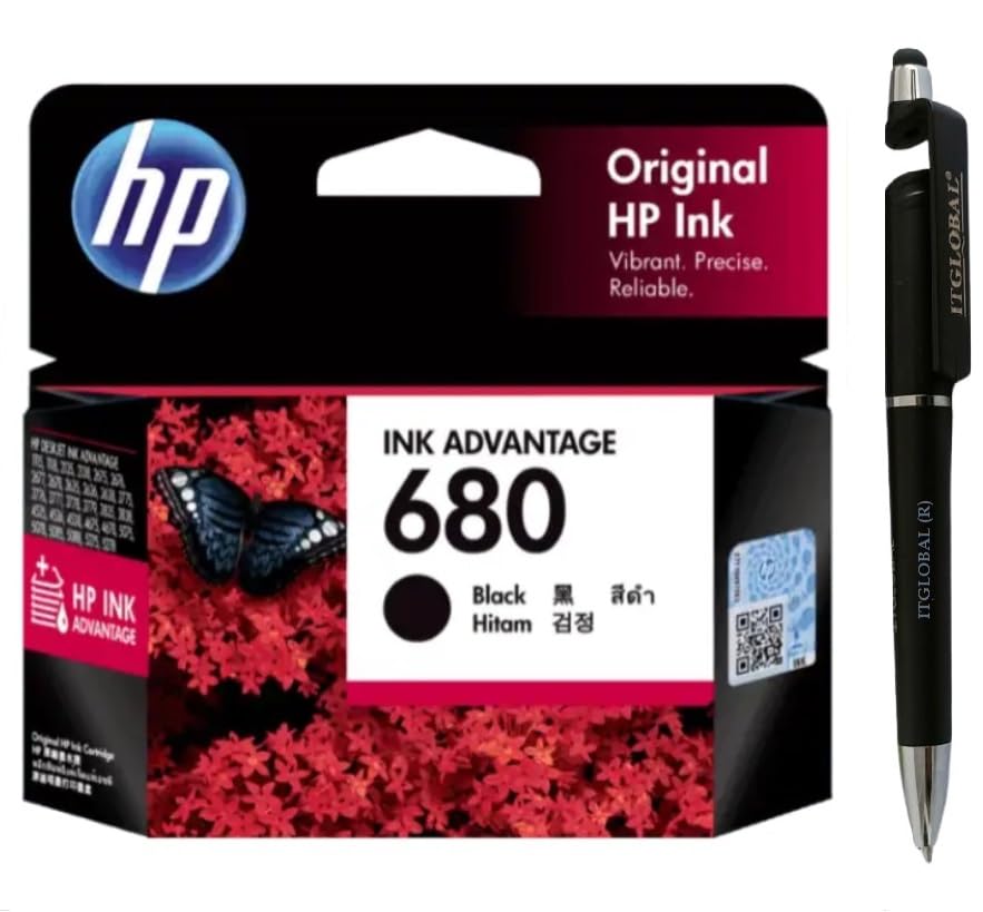 HP 680 Ink Cartridge (Black) with 3in1 Multi-Function Mobile Phone Stand, Stylus Pen, Anti-Metal Texture Rotating Ballpoint Pen (Very Colors) (B0CP7B7GJD) Amazon Price History, Amazon Price Tracker