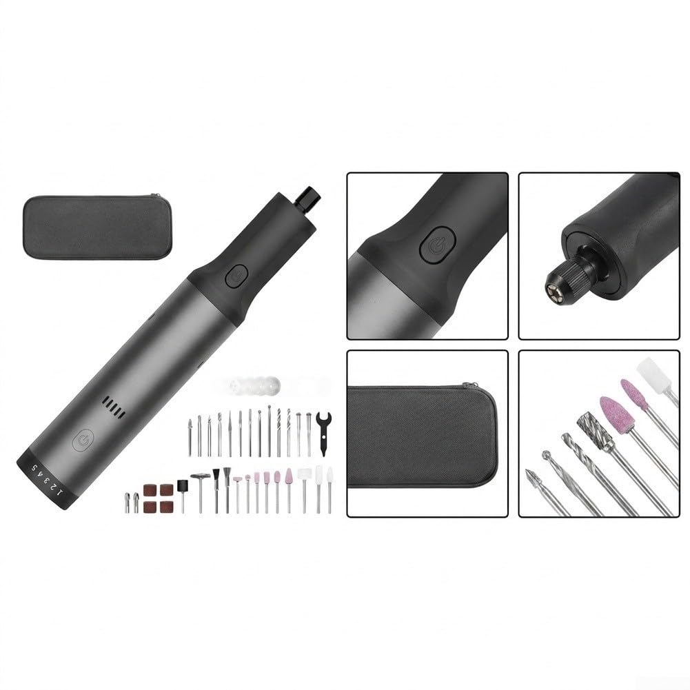 Minitaladro Ligero 260g con Bloqueo de Seguridad