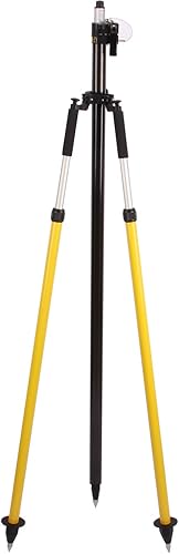 Miniatura 5 de Trípode Bípode Topografía Pulgar Liberación, Aluminio Trípode Bípode para Prisma Polos Topografía o GPS Postes de Estación Total GPS GNSS