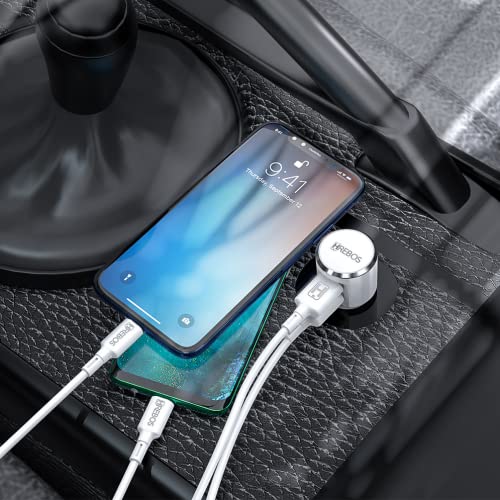 Carregador Veicular Carga Rápida Com 2 Entradas USB-A Hrebos