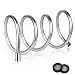 Produktbild Duschschlauch 1,50m, LEEFE Silverflex Brauseschlauch - PVC Anti-Knick Flexibler Duschkopf Schlauch mit Messing