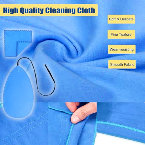 Clarinet Cleaning Kit, 23 Pcs All in One Clarinet Clean Kit with Clarinet Swab Clarinet Reeds Cork Grease Thumb Rest and more Clarinet Wind Instrument Clarinet Care Accessories Maintenance Kit