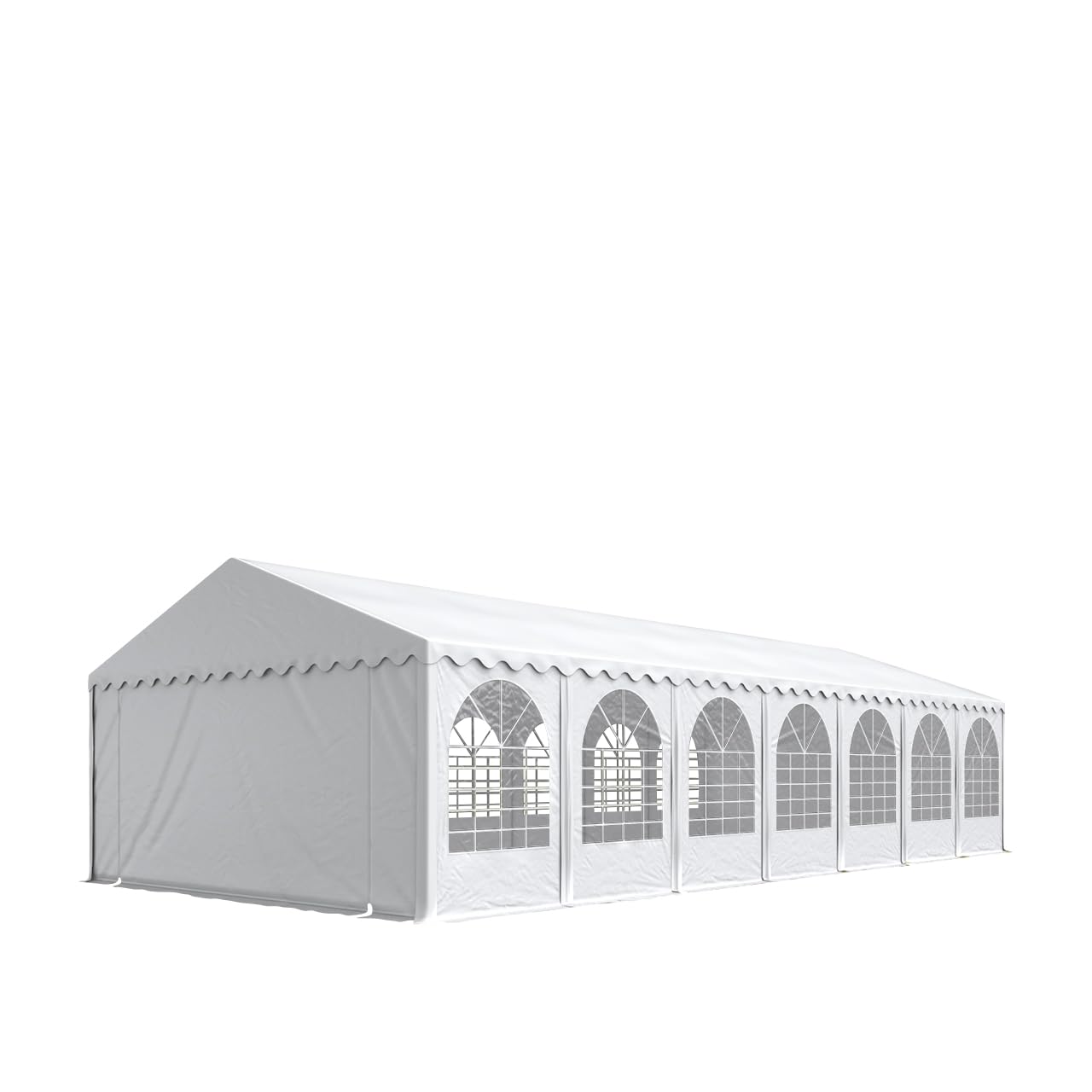 Tenda / Gazebo Per Giardino 3x4,5 Mt Impermeabile Tendone Pieghevole Per Fiere E Mercati Colore Bianco 82956688 - Foto 4