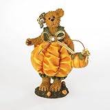 Boyds Bears Resin Marissa Bearybloom Marigold October Flower Of The Month