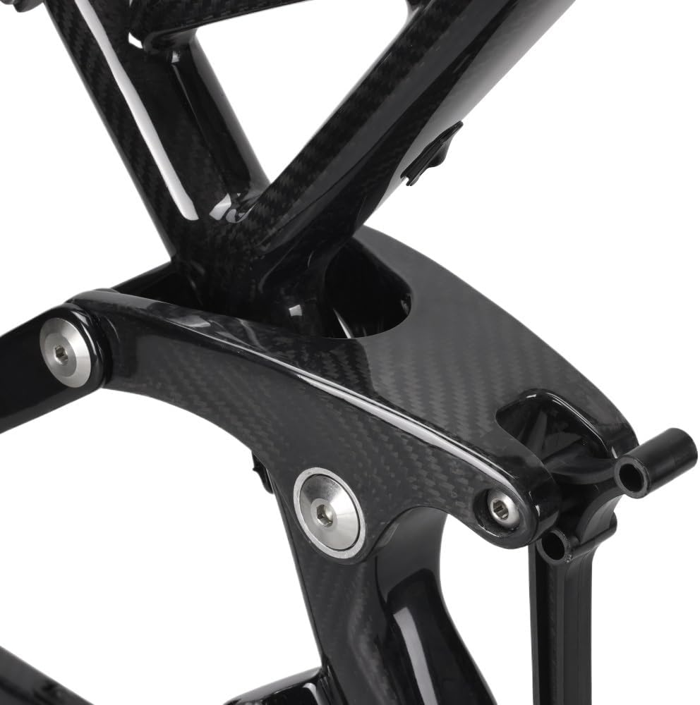 29er Carbon Bicycle Frame Twill Full Suspension Mountain Bike