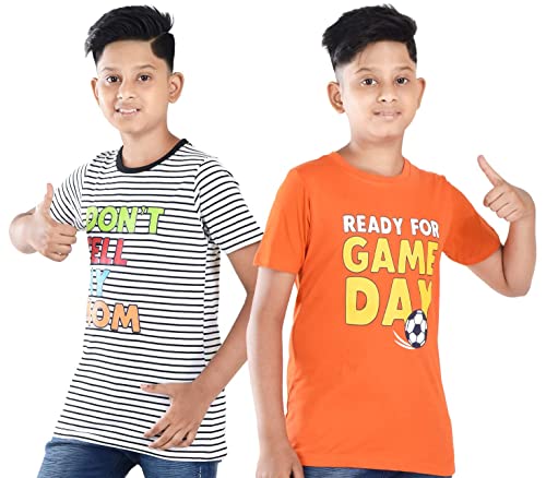 Image of Clothe Funn Boys T-Shirts Round Neck (Pack of 2)