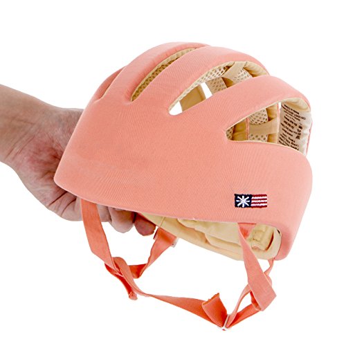 Newcomdigi Baby Infant Head Helmet Toddler Safety Helmet Baby Adjustable for Infant Toddler Orange