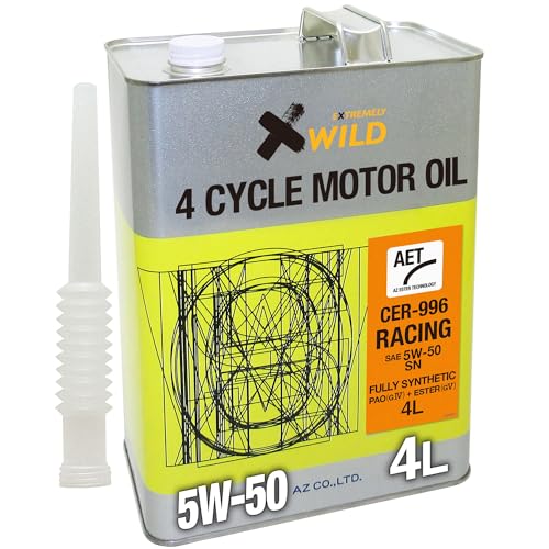 AZ(G[[bg) ԗp GWIC 4L 5W-50 SN 100%w PAO+GXe [CER-996/RACING AET] ԗp [^[IC 4֗p [VOIC 4TIC EG824