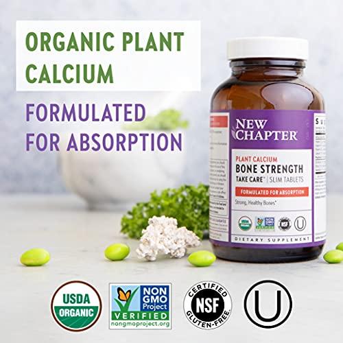 New Chapter Calcium Supplement - Bone Strength USDA Organic Red Algae Calcium - with Vitamin D3+K2 + Magnesium, 70… - Image 7